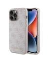 Etui Guess GUHCP15XG4GFPI Apple iPhone 15 Pro Max husă dură 4G Metal Gold Logo roz/pink