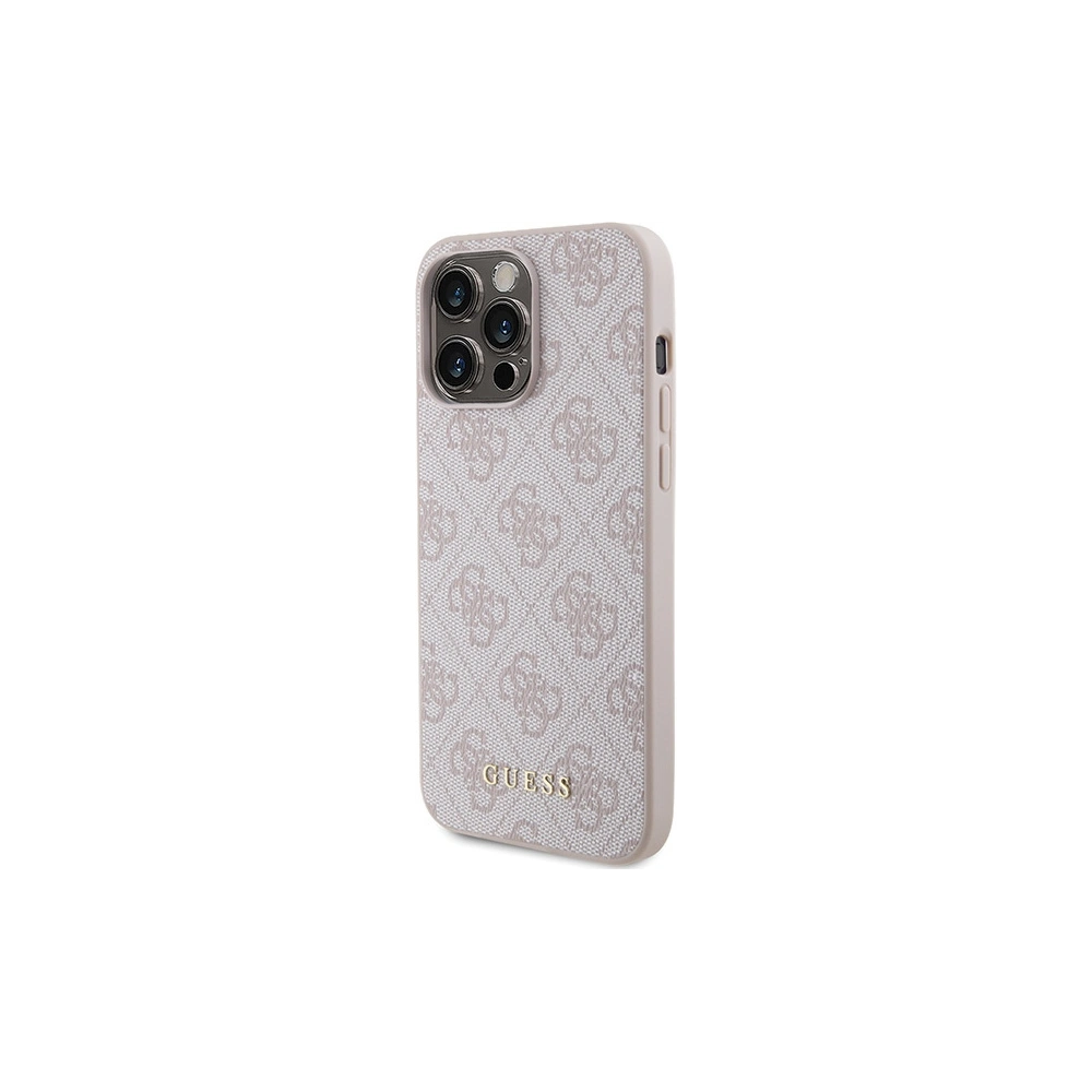 Hurtownia GSM - Etui Guess GUHCP15XG4GFPI Apple iPhone 15 Pro Max hard case 4G Metal Gold Logo różowy/pink - GUE2857 - {ean13} - Hurt