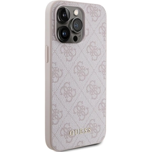 Hurtownia GSM - Etui Guess GUHCP15XG4GFPI Apple iPhone 15 Pro Max hard case 4G Metal Gold Logo różowy/pink - GUE2857 - {ean13} - Hurt
