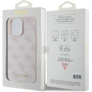 Hurtownia GSM - Etui Guess GUHCP15XG4GFPI Apple iPhone 15 Pro Max kemény tok 4G Fém Arany Logó rózsaszín/pink - GUE2857 - {ean13} - Hurt