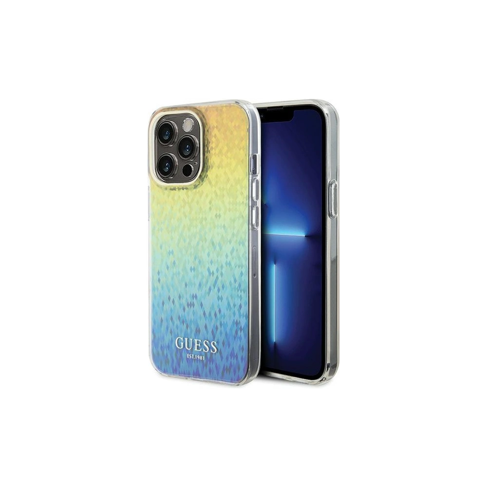Wholesale Guess GUHCP15XHDECMI Apple iPhone 15 Pro Max hardcase IML Faceted Mirror Disco Iridescent multicolor - GUE2858 - {ean13} - Hurt