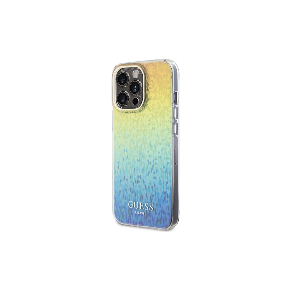 Wholesale Guess GUHCP15XHDECMI Apple iPhone 15 Pro Max hardcase IML Faceted Mirror Disco Iridescent multicolor - GUE2858 - {ean13} - Hurt