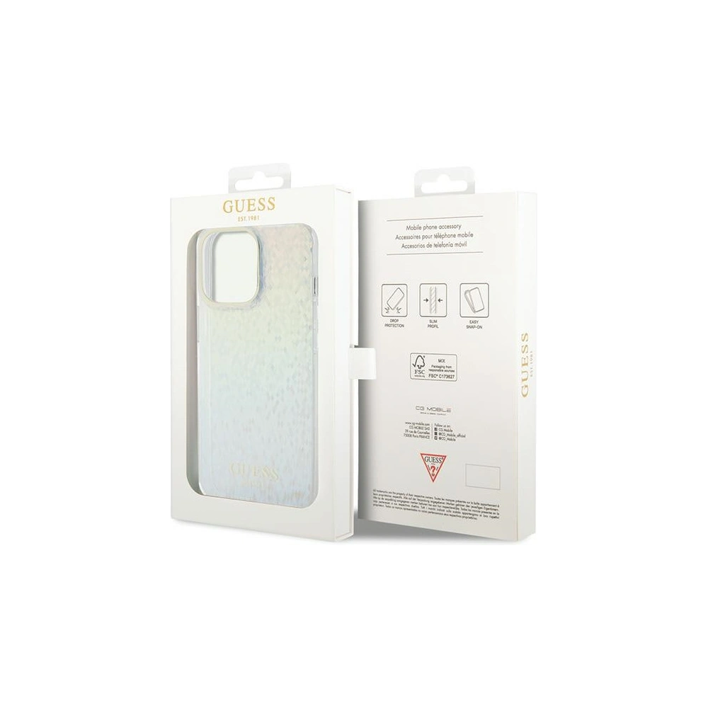 Wholesale Guess GUHCP15XHDECMI Apple iPhone 15 Pro Max hardcase IML Faceted Mirror Disco Iridescent multicolor - GUE2858 - {ean13} - Hurt