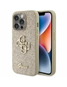 Etui Guess GUHCP15XHG4SGD Apple iPhone 15 Pro Max hardcase Glitter Script Big 4G aurie/gold