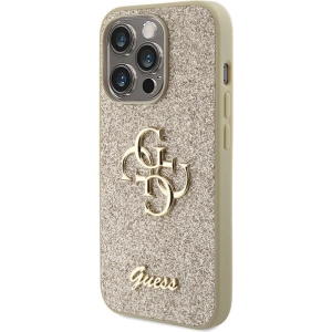 Hurtownia GSM - Etui Guess GUHCP15XHG4SGD Apple iPhone 15 Pro Max hardcase Glitter Script Big 4G aurie/gold - GUE2859 - {ean13} - Hurt