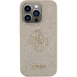 Hurtownia GSM - Etui Guess GUHCP15XHG4SGD Apple iPhone 15 Pro Max hardcase Glitter Script Big 4G aurie/gold - GUE2859 - {ean13} - Hurt