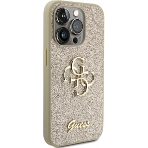 Hurtownia GSM - Etui Guess GUHCP15XHG4SGD Apple iPhone 15 Pro Max hardcase Glitter Script Big 4G aurie/gold - GUE2859 - {ean13} - Hurt