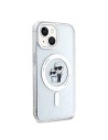 Hurtownia GSM - Case Karl Lagerfeld KLHMP15SHGKCNOT Apple iPhone 15 Hartschale Karl&Choupette Glitter MagSafe transparent - KLD1690 - {ean13} - Hurt