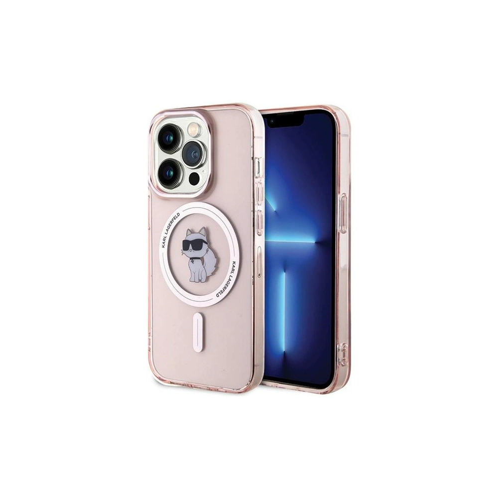 Hurtownia GSM - Etui Karl Lagerfeld KLHMP15XHFCCNOP Apple iPhone 15 Pro Max hardcase IML Choupette MagSafe różowy/pink - KLD1691 - {ean13} - Hurt