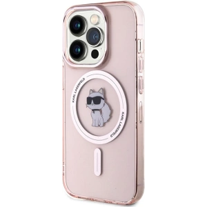 Wholesale Karl Lagerfeld KLHMP15XHFCCNOP Apple iPhone 15 Pro Max hardcase IML Choupette MagSafe pink - KLD1691 - {ean13} - Hurt