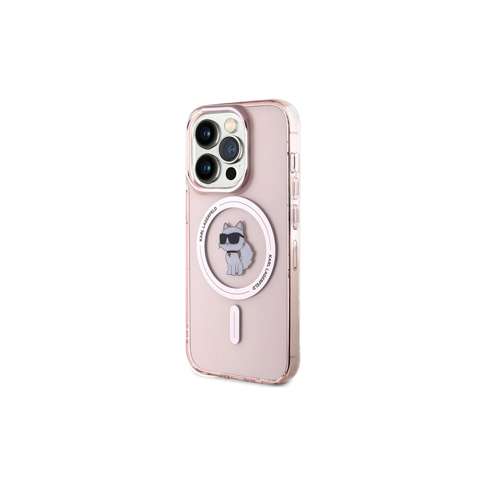 Wholesale Karl Lagerfeld KLHMP15XHFCCNOP Apple iPhone 15 Pro Max hardcase IML Choupette MagSafe pink - KLD1691 - {ean13} - Hurt