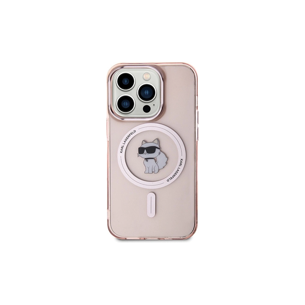 Hurtownia GSM - Etui Karl Lagerfeld KLHMP15XHFCCNOP Apple iPhone 15 Pro Max hardcase IML Choupette MagSafe różowy/pink - KLD1691 - {ean13} - Hurt