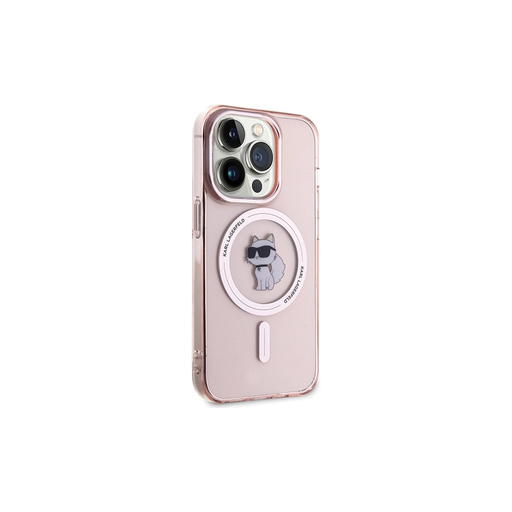Hurtownia GSM - Etui Karl Lagerfeld KLHMP15XHFCCNOP Apple iPhone 15 Pro Max hardcase IML Choupette MagSafe różowy/pink - KLD1691 - {ean13} - Hurt