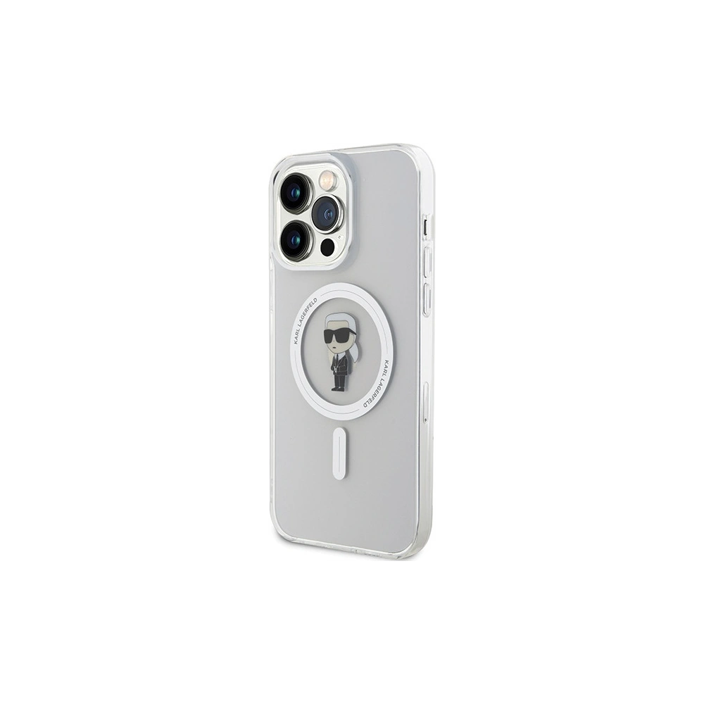 Hurtownia GSM - Etui Karl Lagerfeld KLHMP15XHFCKNOT Apple iPhone 15 Pro Max kemény tok IML Ikonik MagSafe átlátszó - KLD1693 - {ean13} - Hurt