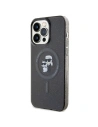 Hurtownia GSM - Etui Karl Lagerfeld KLHMP15XHGKCNOK Apple iPhone 15 Pro Max keménytok Karl&Choupette Glitter MagSafe fekete/black - KLD1694 - {ean13} - Hurt