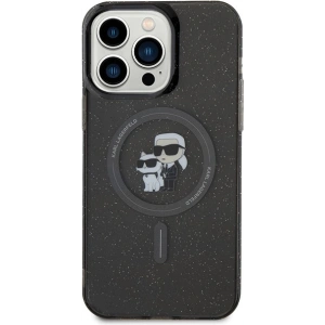 Hurtownia GSM - Etui Karl Lagerfeld KLHMP15XHGKCNOK Apple iPhone 15 Pro Max hardcase Karl&Choupette Glitter MagSafe černý/black - KLD1694 - {ean13} - Hurt
