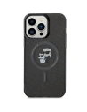 Hurtownia GSM - Etui Karl Lagerfeld KLHMP15XHGKCNOK Apple iPhone 15 Pro Max keménytok Karl&Choupette Glitter MagSafe fekete/black - KLD1694 - {ean13} - Hurt
