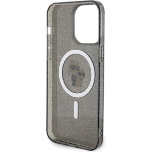 Hurtownia GSM - Etui Karl Lagerfeld KLHMP15XHGKCNOK Apple iPhone 15 Pro Max hardcase Karl&Choupette Glitter MagSafe černý/black - KLD1694 - {ean13} - Hurt