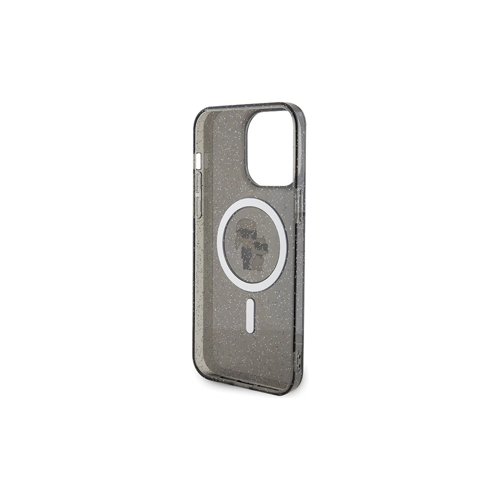 Hurtownia GSM - Case Karl Lagerfeld KLHMP15XHGKCNOK Apple iPhone 15 Pro Max Hartschale Karl&Choupette Glitter MagSafe schwarz/black - KLD1694 - {ean13} - Hurt