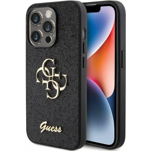 Hurtownia GSM - Etui Guess GUHCP15XHG4SGK Apple iPhone 15 Pro Max hardcase Glitter Script Big 4G negru/black - GUE2860 - {ean13} - Hurt