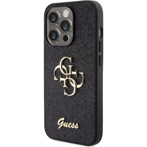 Hurtownia GSM - Etui Guess GUHCP15XHG4SGK Apple iPhone 15 Pro Max hardcase Glitter Script Big 4G negru/black - GUE2860 - {ean13} - Hurt