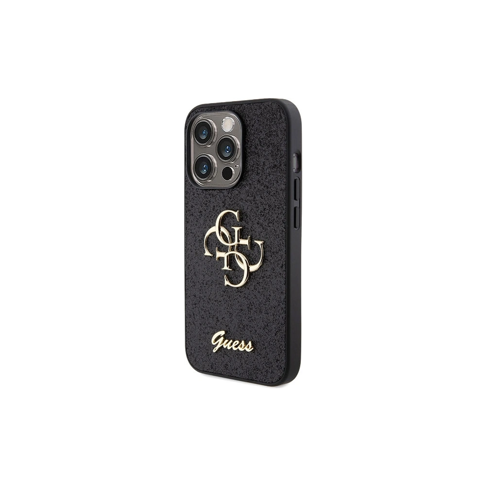 Hurtownia GSM - Etui Guess GUHCP15XHG4SGK Apple iPhone 15 Pro Max hardcase Glitter Script Big 4G černé/black - GUE2860 - {ean13} - Hurt
