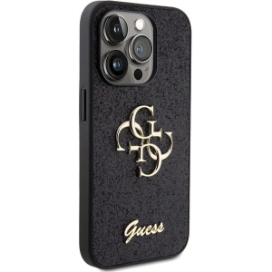 Hurtownia GSM - Etui Guess GUHCP15XHG4SGK Apple iPhone 15 Pro Max hardcase Glitter Script Big 4G negru/black - GUE2860 - {ean13} - Hurt