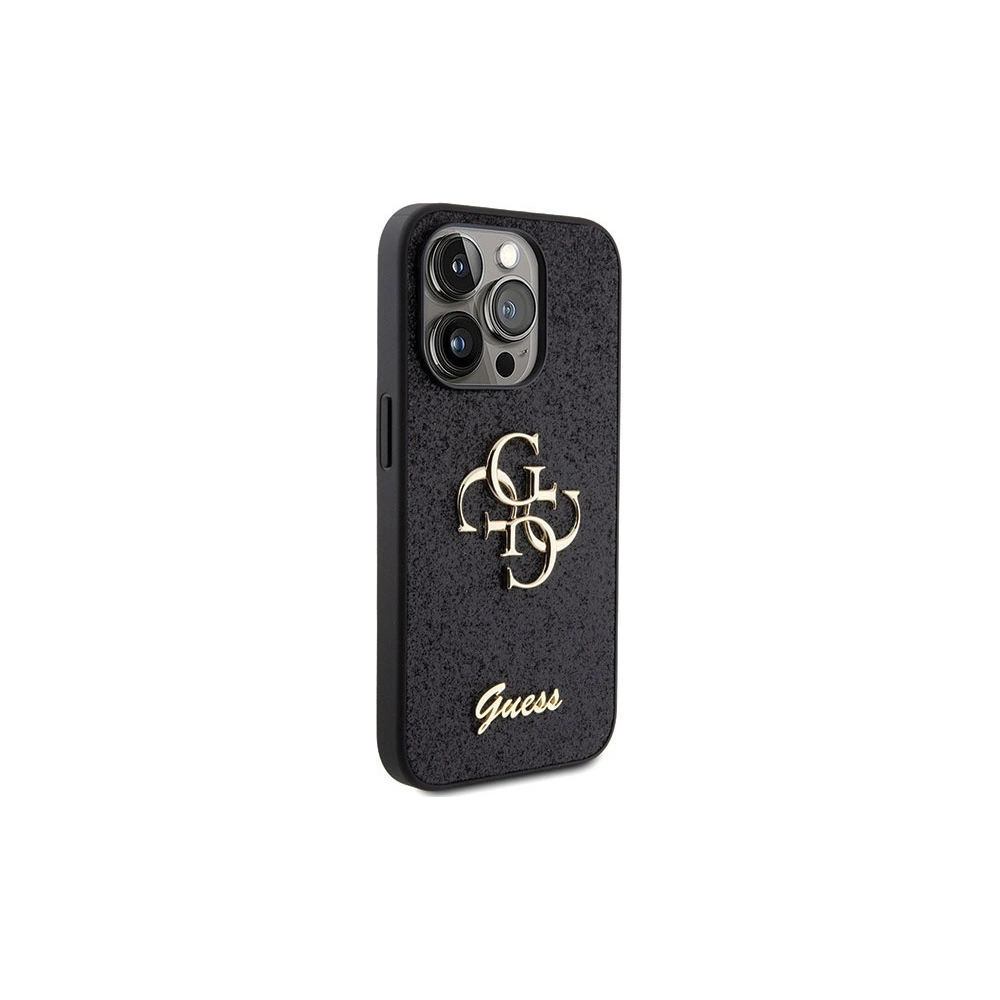 Hurtownia GSM - Etui Guess GUHCP15XHG4SGK Apple iPhone 15 Pro Max hardcase Glitter Script Big 4G černé/black - GUE2860 - {ean13} - Hurt