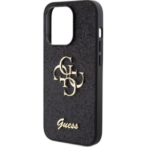 Wholesale Guess GUHCP15XHG4SGK Apple iPhone 15 Pro Max hardcase Glitter Script Big 4G black - GUE2860 - {ean13} - Hurt