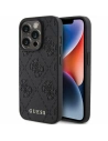 Etui Guess GUHCP15XP4EPMK Apple iPhone 15 Pro Max hardcase Leather 4G Stamped černá/black