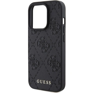 Wholesale Guess GUHCP15XP4EPMK Apple iPhone 15 Pro Max hardcase Leather 4G Stamped black - GUE2861 - {ean13} - Hurt