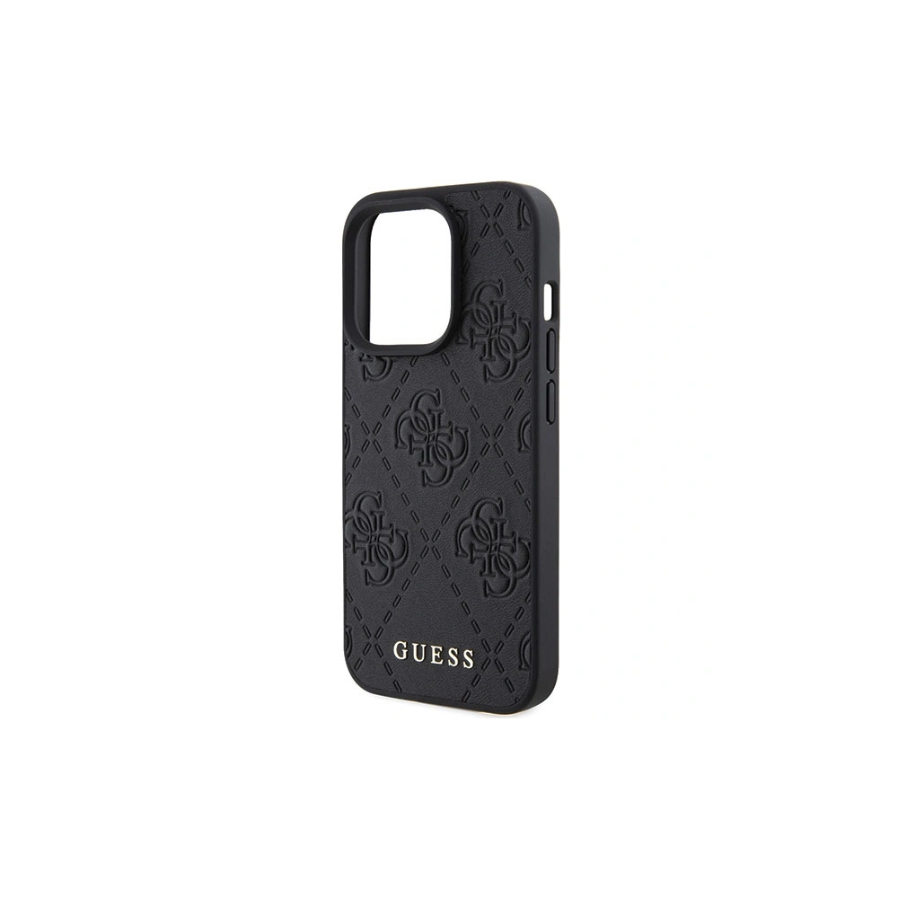 Wholesale Guess GUHCP15XP4EPMK Apple iPhone 15 Pro Max hardcase Leather 4G Stamped black - GUE2861 - {ean13} - Hurt