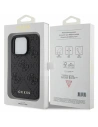 Wholesale Guess GUHCP15XP4EPMK Apple iPhone 15 Pro Max hardcase Leather 4G Stamped black - GUE2861 - {ean13} - Hurt