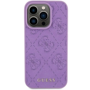 Hurtownia GSM - Case Guess GUHCP15XP4EPMU Apple iPhone 15 Pro Max Hartschale Leder 4G gestempelt lila/lila - GUE2862 - {ean13} - Hurt