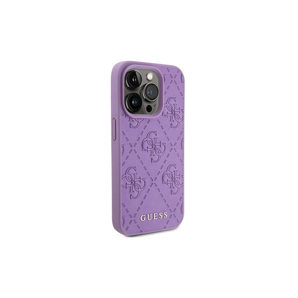 Hurtownia GSM - Case Guess GUHCP15XP4EPMU Apple iPhone 15 Pro Max Hartschale Leder 4G gestempelt lila/lila - GUE2862 - {ean13} - Hurt