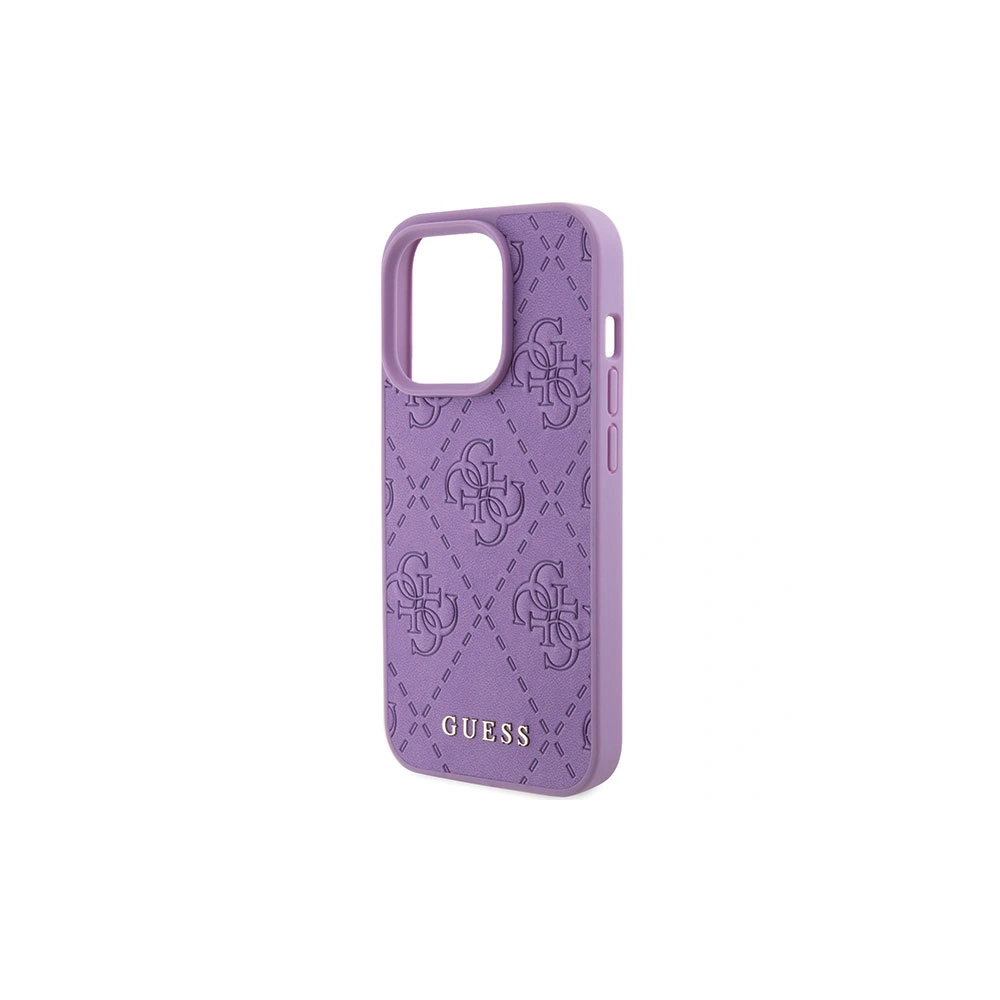 Hurtownia GSM - Etui Guess GUHCP15XP4EPMU Apple iPhone 15 Pro Max hardcase din piele 4G timbrat mov/deschis la culoare - GUE2862 - {ean13} - Hurt