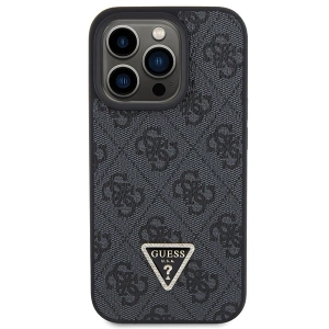 Hurtownia GSM - Etui Guess GUHCP15XP4TDPK Apple iPhone 15 Pro Max hardcase Leather 4G Diamond Triangle černý/black - GUE2863 - {ean13} - Hurt