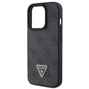 Wholesale Guess GUHCP15XP4TDPK Apple iPhone 15 Pro Max hardcase Leather 4G Diamond Triangle black - GUE2863 - {ean13} - Hurt
