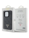 Wholesale Guess GUHCP15XP4TDPK Apple iPhone 15 Pro Max hardcase Leather 4G Diamond Triangle black - GUE2863 - {ean13} - Hurt