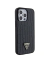 Wholesale Guess GUHCP15XPCRTHCK Apple iPhone 15 Pro Max hardcase Croco Triangle Metal Logo black - GUE2864 - {ean13} - Hurt