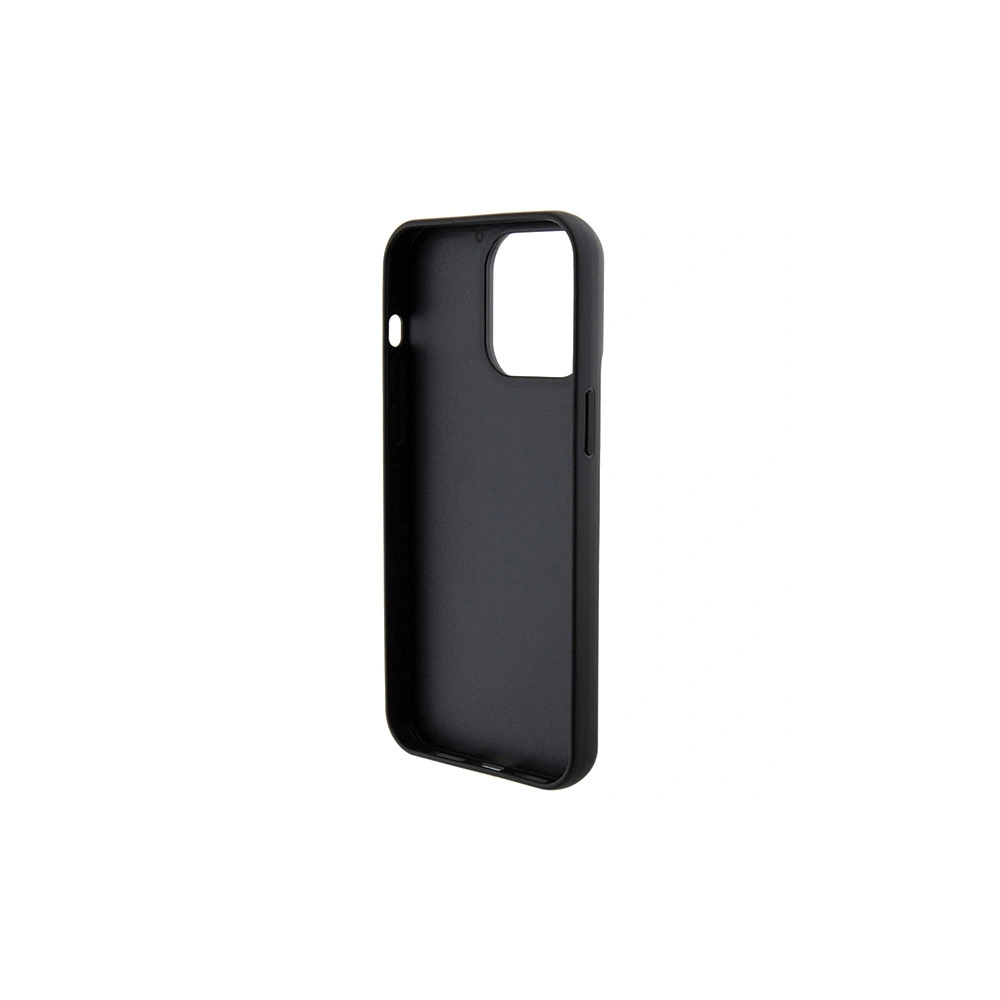 Wholesale Guess GUHCP15XPCRTHCK Apple iPhone 15 Pro Max hardcase Croco Triangle Metal Logo black - GUE2864 - {ean13} - Hurt