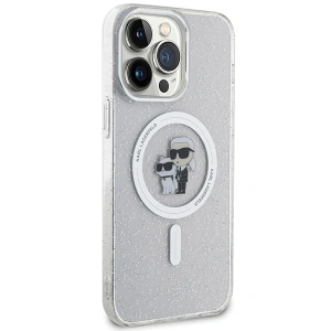 Hurtownia GSM - Etui Karl Lagerfeld KLHMP15XHGKCNOT Apple iPhone 15 Pro Max kemény tok Karl&Choupette Glitter MagSafe átlátszó - KLD1695 - {ean13} - Hurt