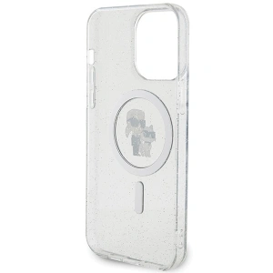 Hurtownia GSM - Etui Karl Lagerfeld KLHMP15XHGKCNOT Apple iPhone 15 Pro Max hardcase Karl&Choupette Glitter MagSafe průhledné - KLD1695 - {ean13} - Hurt
