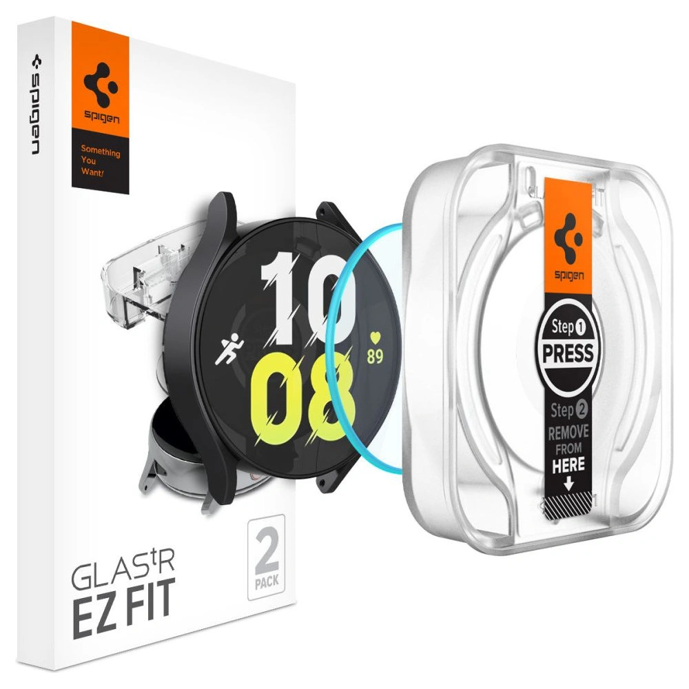 Hurtownia GSM - Gehärtetes Glas Spigen GLAS.tR ez Fit Samsung Galaxy Watch6 44mm Klar [2 PACK] - SPN2933 - {ean13} - Hurt