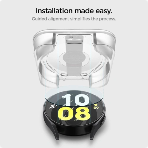 Szkło hartowane Spigen GLAS.tR ez Fit Samsung Galaxy Watch6 44mm Clear [2 PACK]