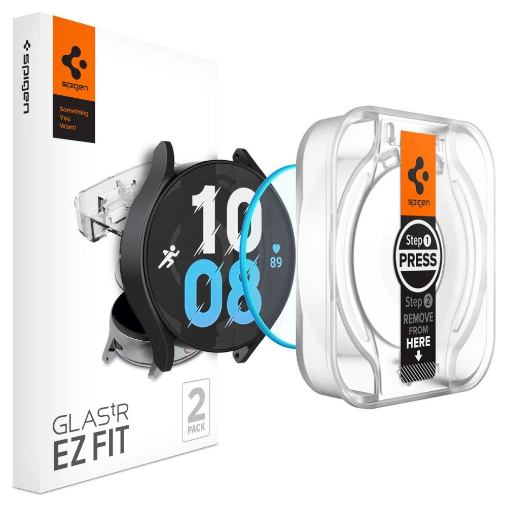 Hurtownia GSM - Sticlă securizată Spigen GLAS.tR ez Fit Samsung Galaxy Watch6 40mm Clear [2 PACK] - SPN2934 - {ean13} - Hurt