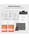 Wholesale Spigen GLAS.tR ez Fit Samsung Galaxy Watch6 40mm Clear [2 PACK] - SPN2934 - {ean13} - Hurt