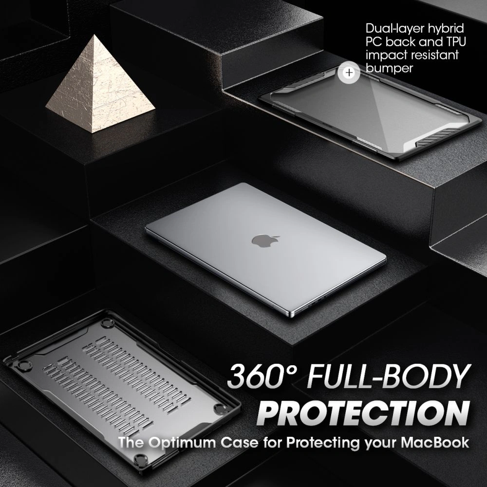 Hurtownia GSM - Etui Supcase Unicorn Beetle Apple MacBook Air 15 2023 Fekete - SPC377 - {ean13} - Hurt