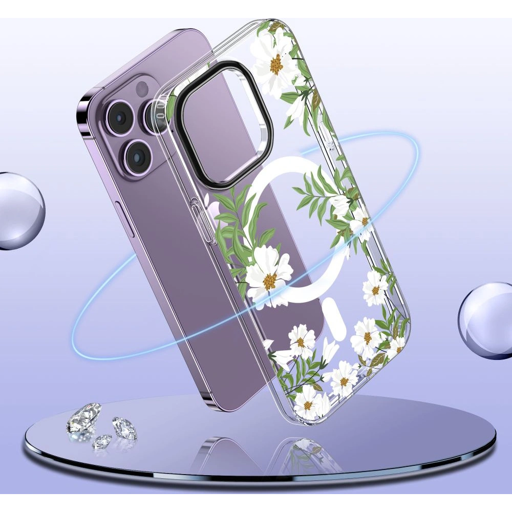 Hurtownia GSM - Etui Tech-Protect Magmood MagSafe Apple iPhone 14 Pro Max Tavaszi Daisy - THP2274 - {ean13} - Hurt