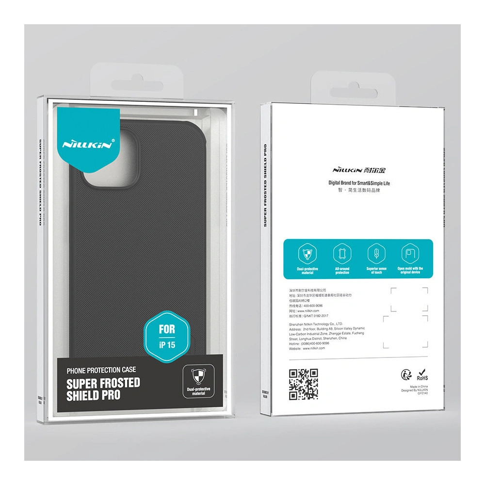 Hurtownia GSM - Case Nillkin Super Frosted Shield Pro Apple iPhone 15 Plus / 14 Plus blaue - NLK1210 - {ean13} - Hurt